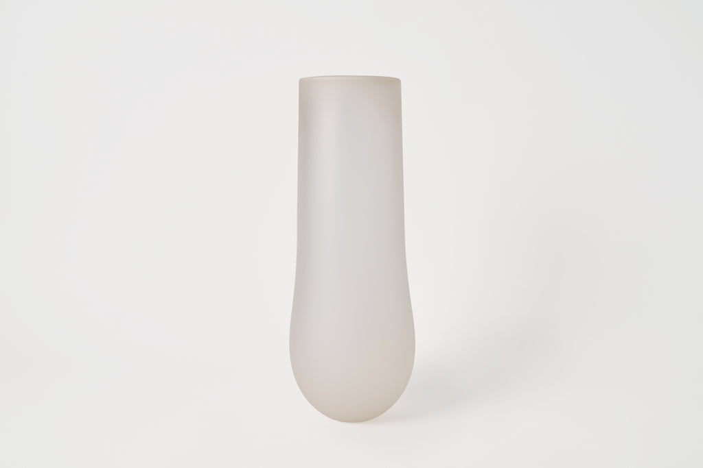 Frosted Glass Vase Solid, XL K.