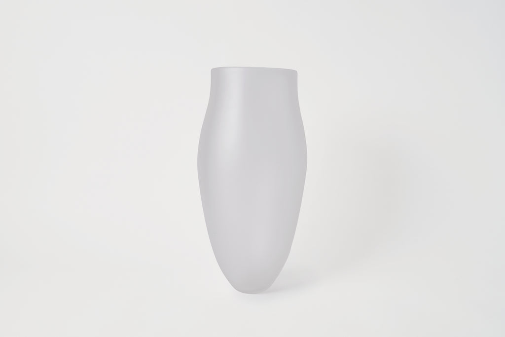 Frosted Glass Vase Solid, XL I.