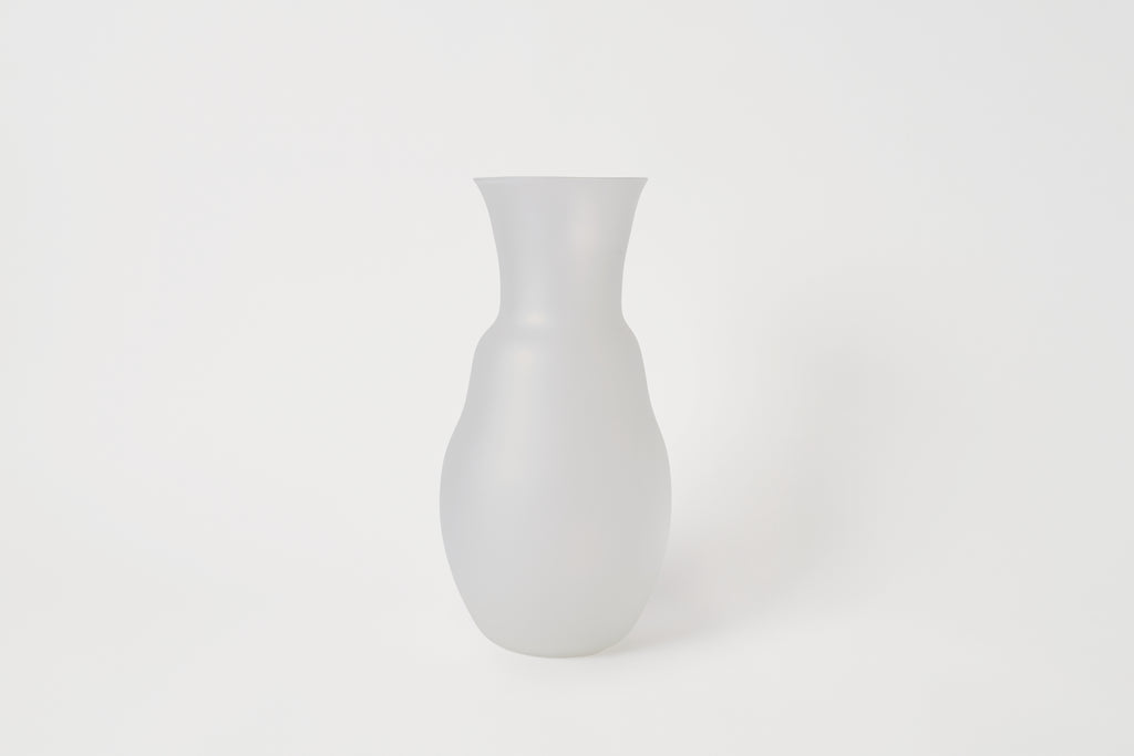 Frosted Glass Vase Solid, XL E.