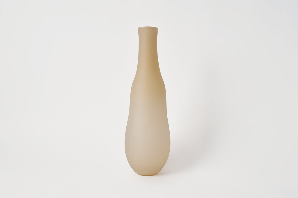 Frosted Glass Vase Solid, XL F.