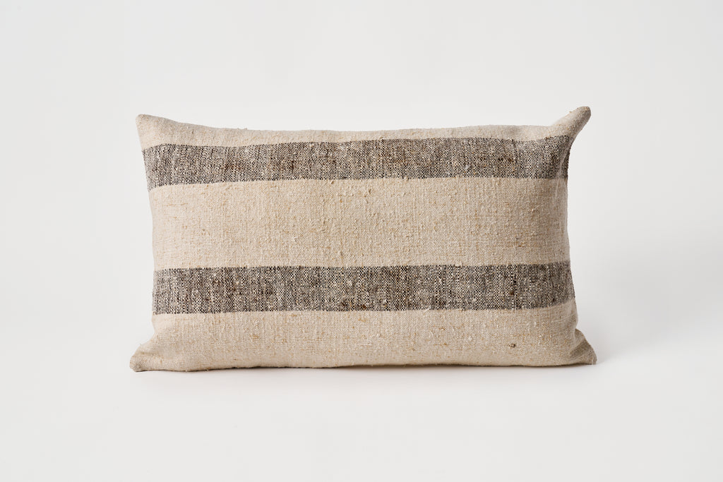 Vintage Grain Sack Pillow 12 x 20 #6