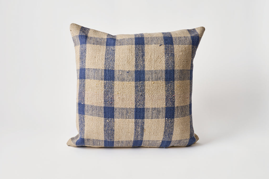 Vintage Grain Sack Pillow 20 x 20 F.