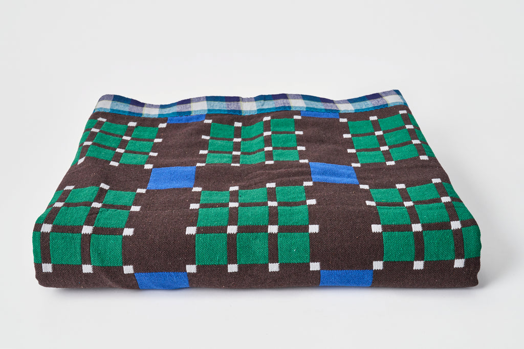 Green Dazzle Peat Throw