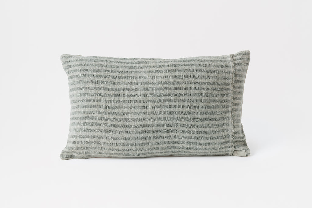 Vintage Grain Sack Pillow 12 x 20 P.