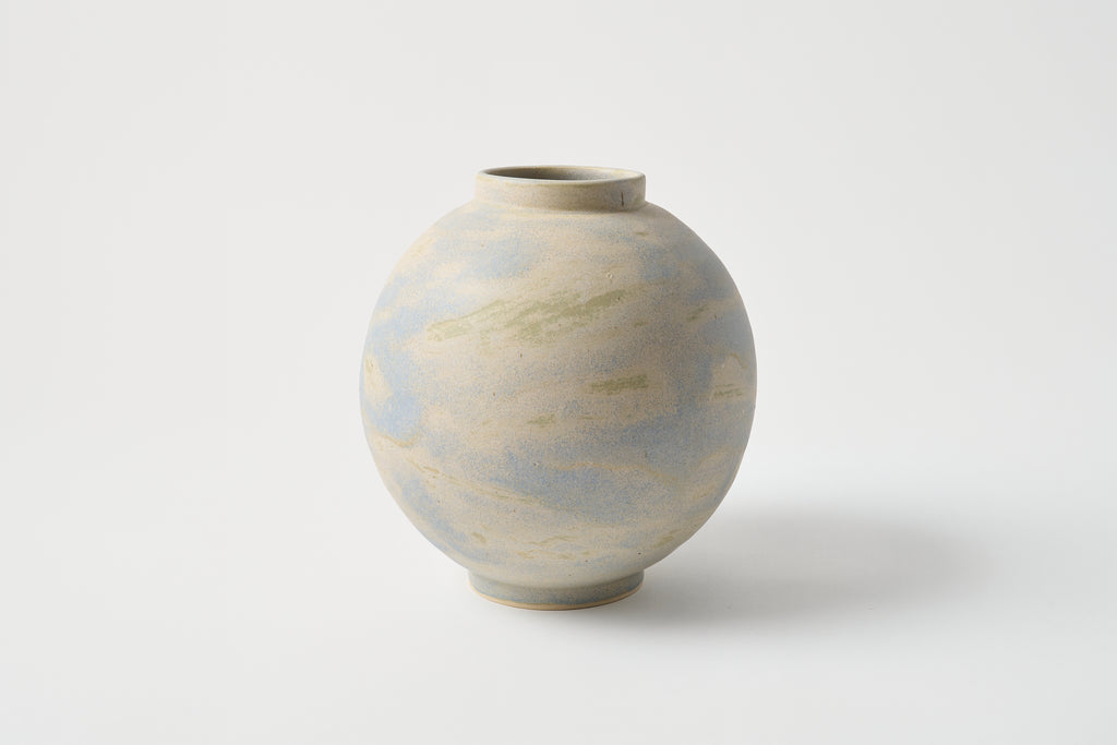 Moon Jar Vase in Spearmint
