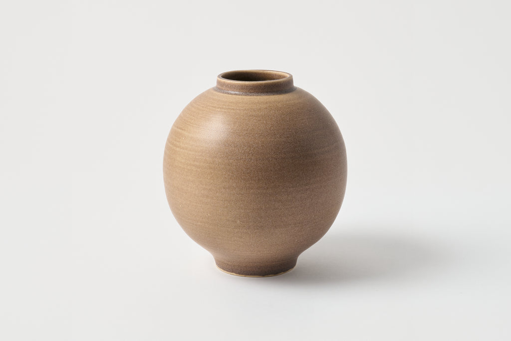 Moon Jar Vase in Mauve