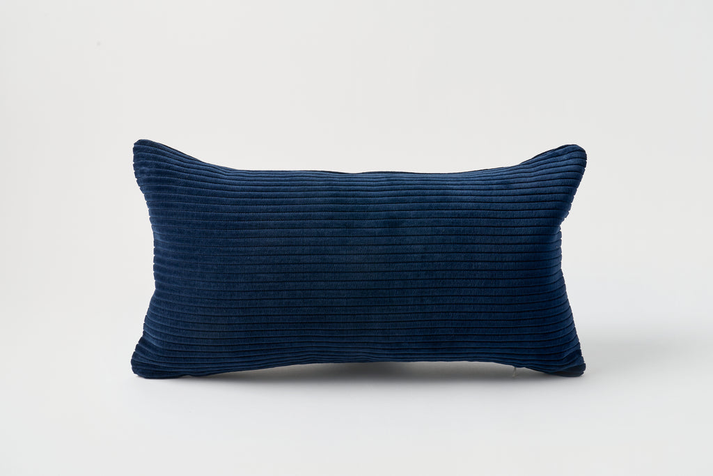 Phlox Navy Pillow 11 x 20