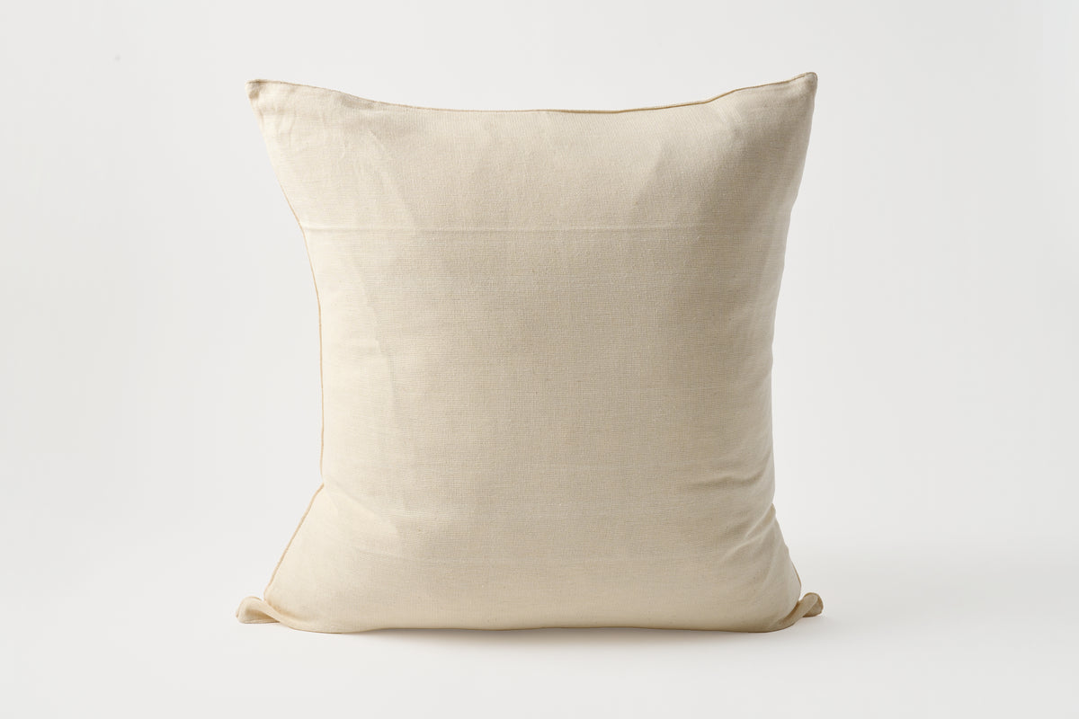 White pillow on a white background