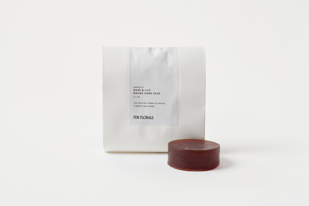 Bulgarian Rose & Lily Round Hand Soap