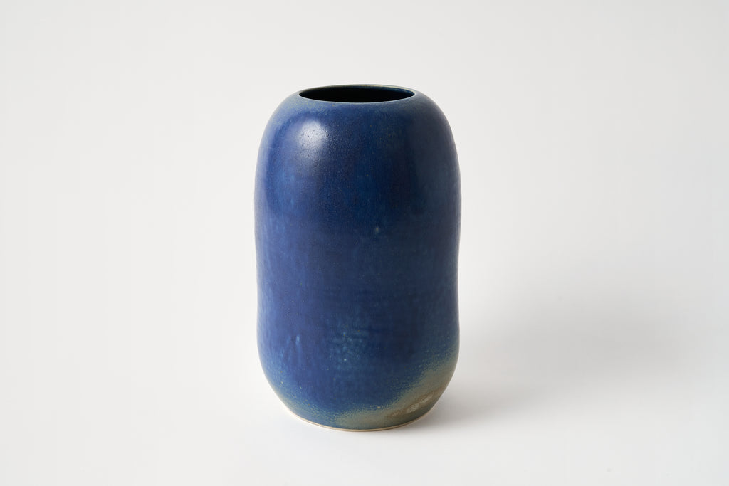 Navy Tall Vase