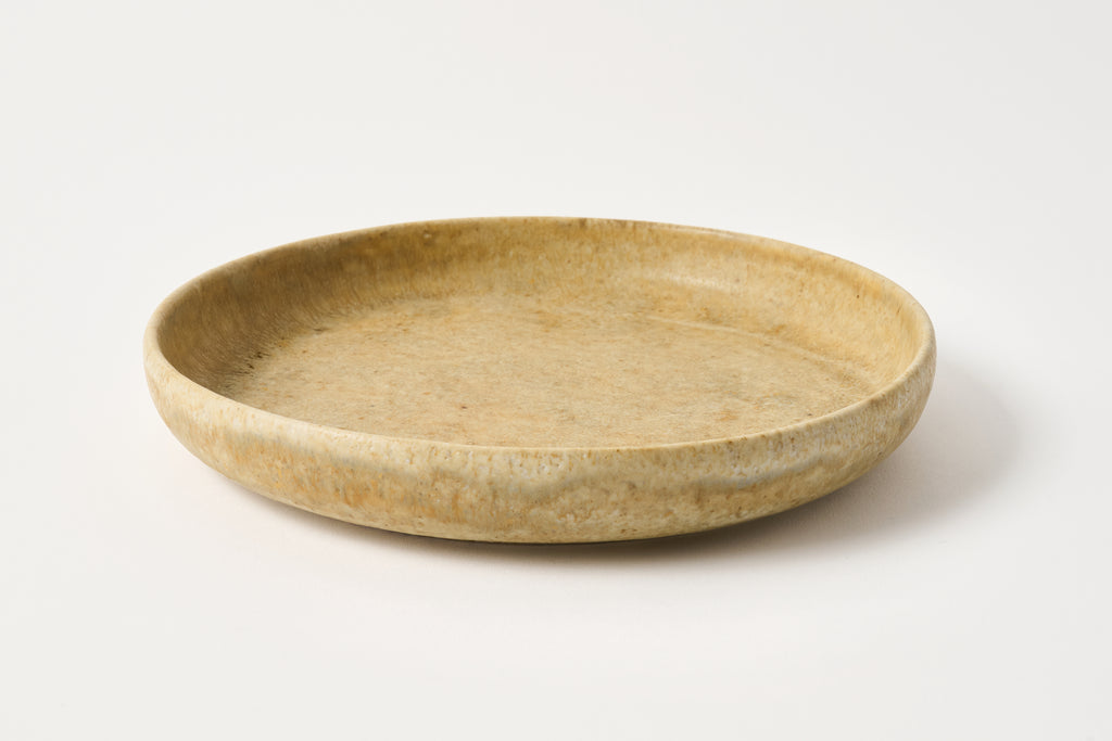 Ash Tan Low Serving Bowl