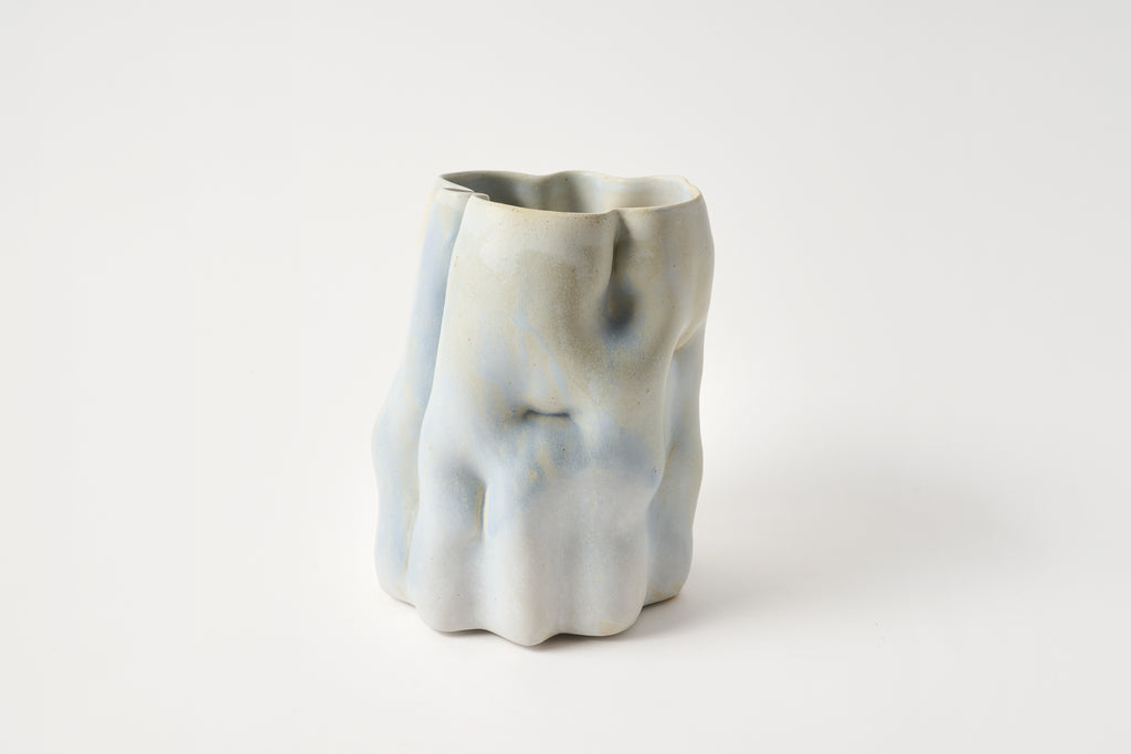 Light Blue Pinch Vessel