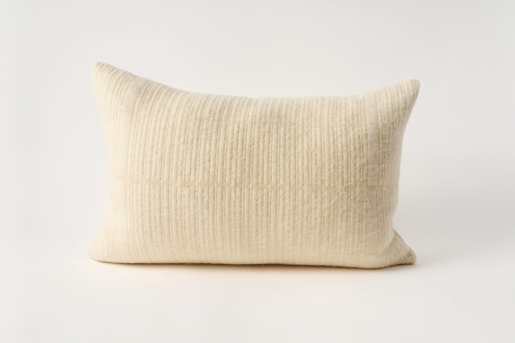 Grid Decorative Cushion - Off white