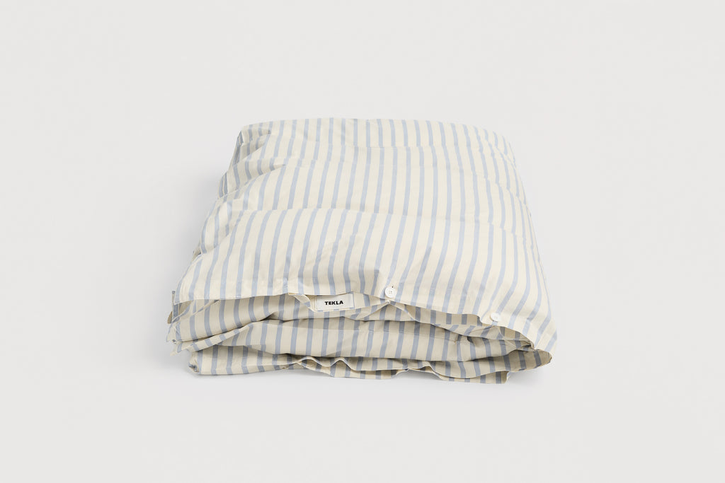 Percale Duvet Cover - Needle Stripes