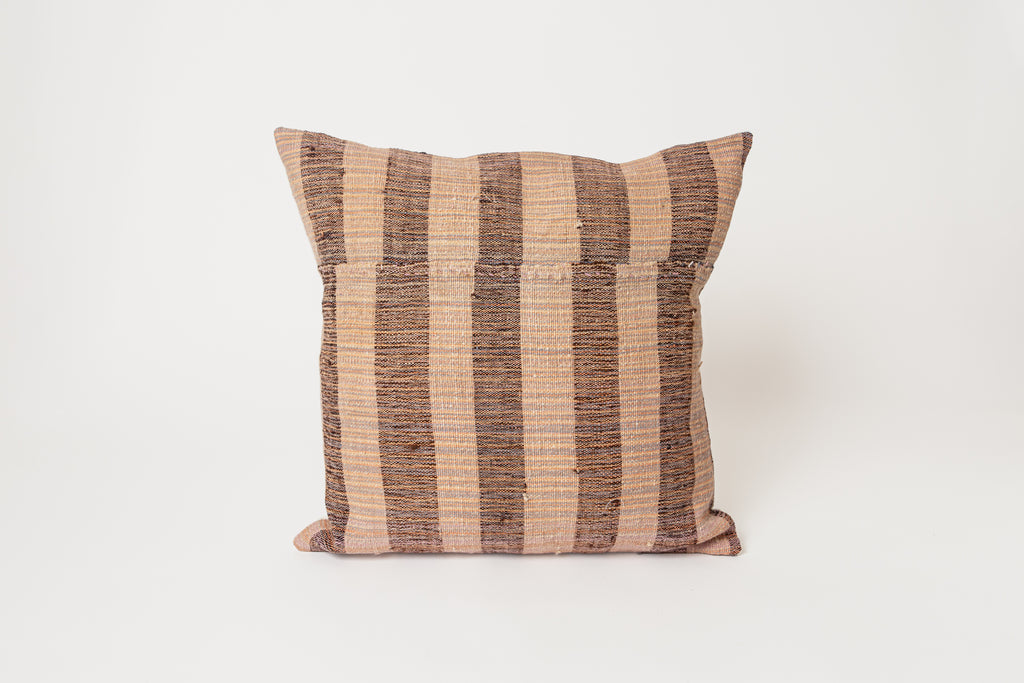 Vintage Grain Sack Pillow 18 x 18 D