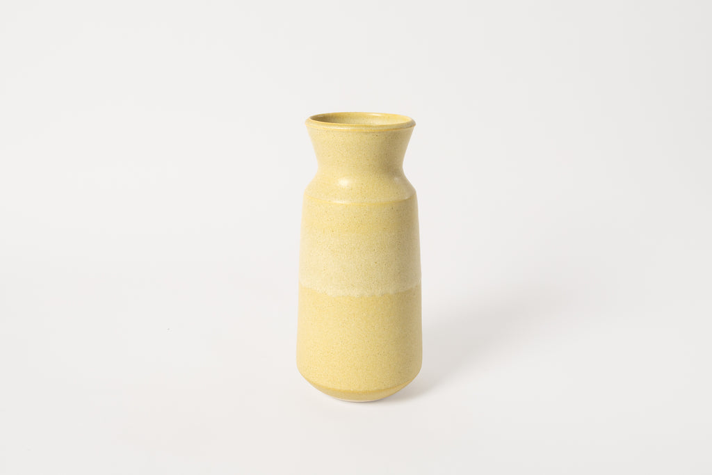 Elongated Vase Medium Ochre