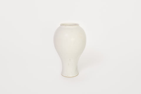 Skinny Gourd Vase 9" Matte Milk