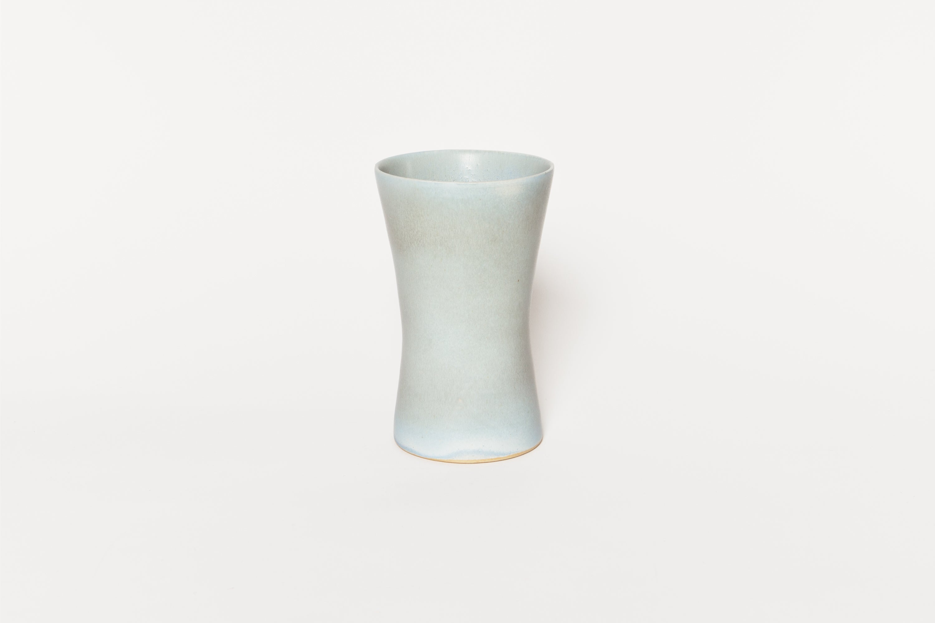 Simple Flared Vase Light Blue