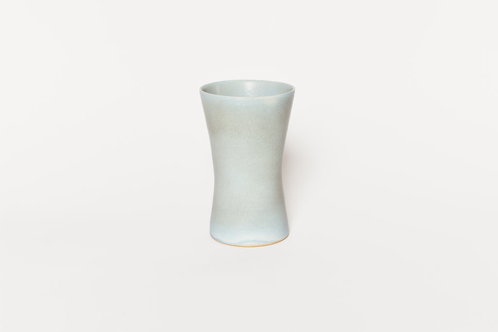 Simple Flared Vase Light Blue