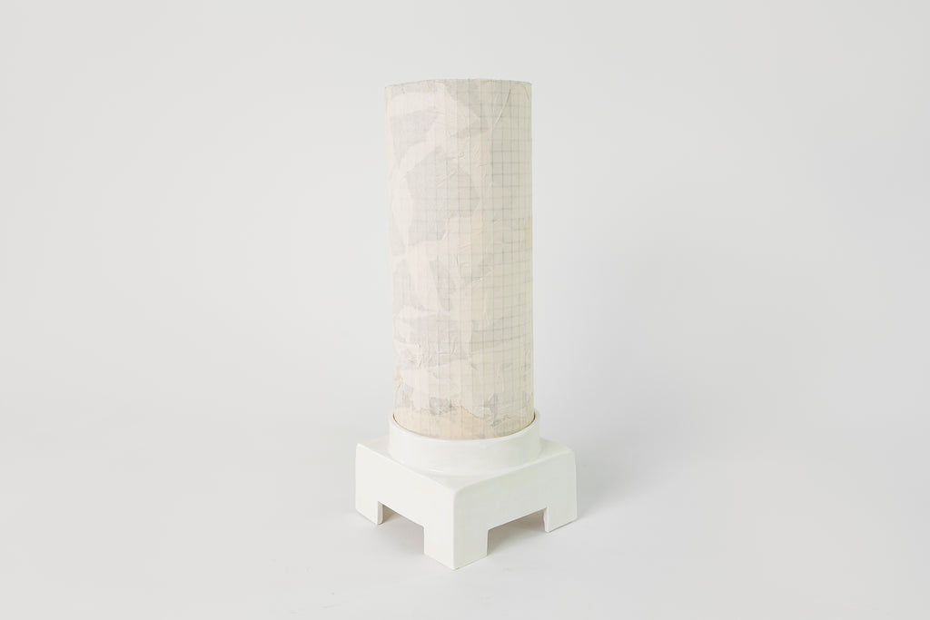 Paper with Ceramic Base Lamp B.