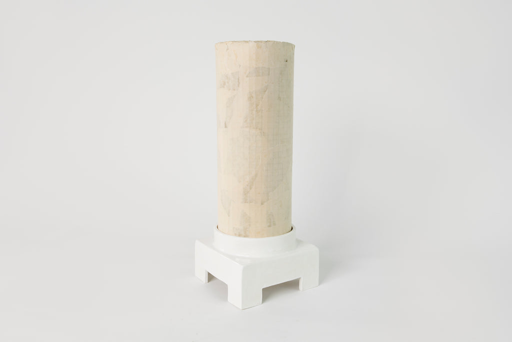 Paper with Ceramic Base Lamp C.