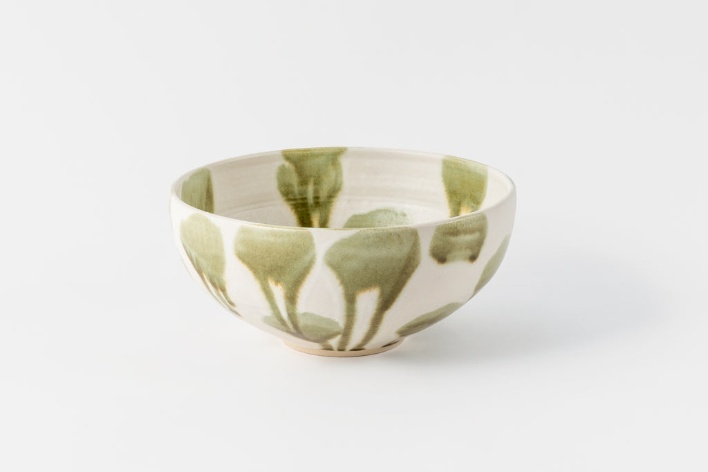 Splashed Ivory Bowl E.