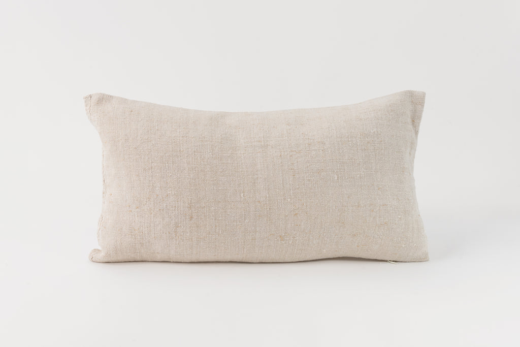 Vintage Grain Sack Pillow 12 x 20 W.