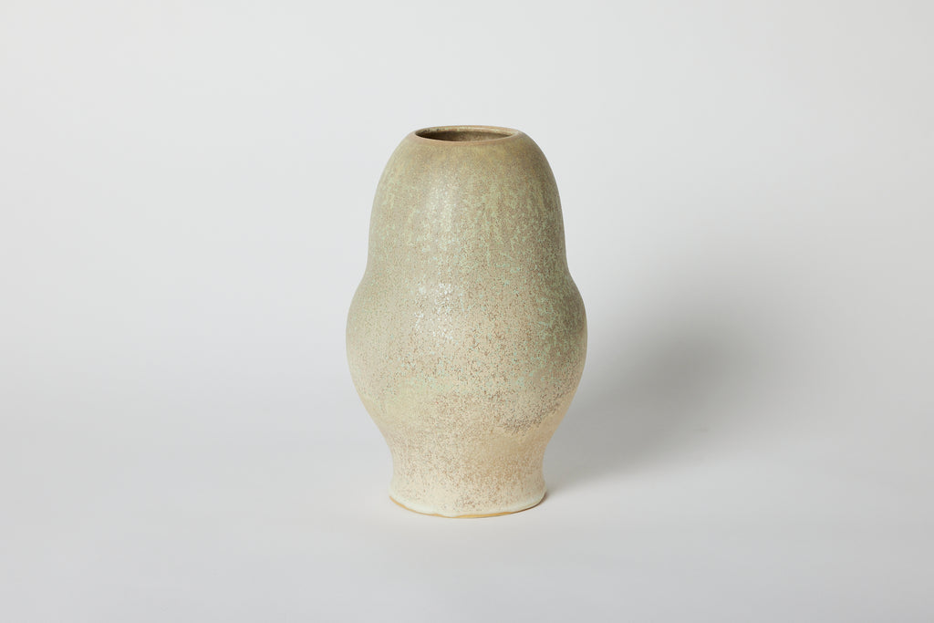 Copper Crystal Egg Vase