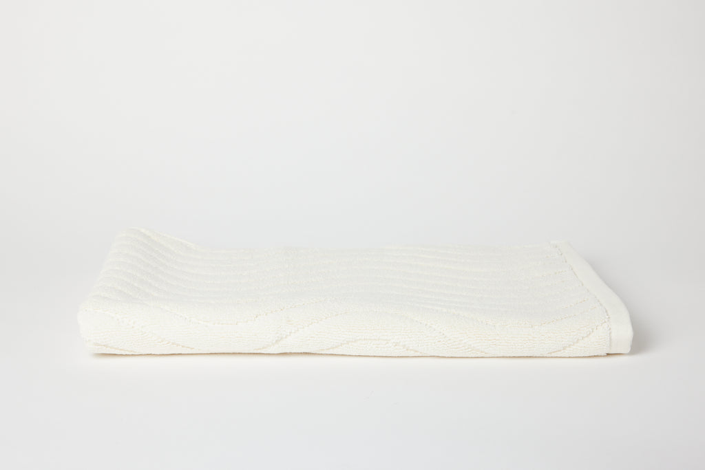 Organic Cotton Bath Mat in Ivory