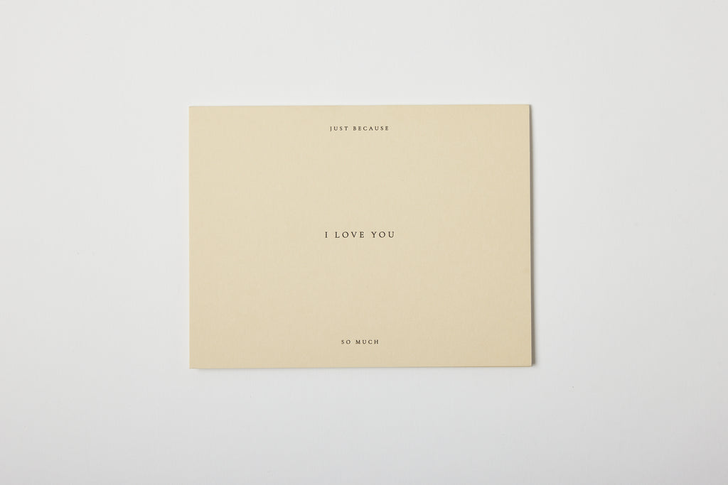 I Love You No. 01 - Single Card Sand