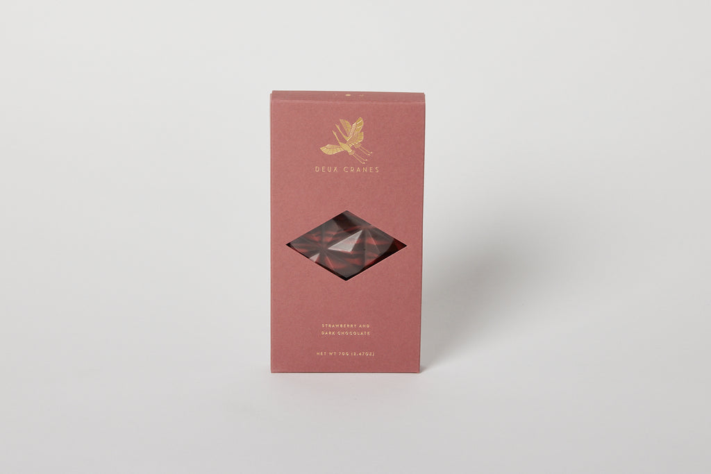 Dark Chocolate with Strawberry (Vegan)