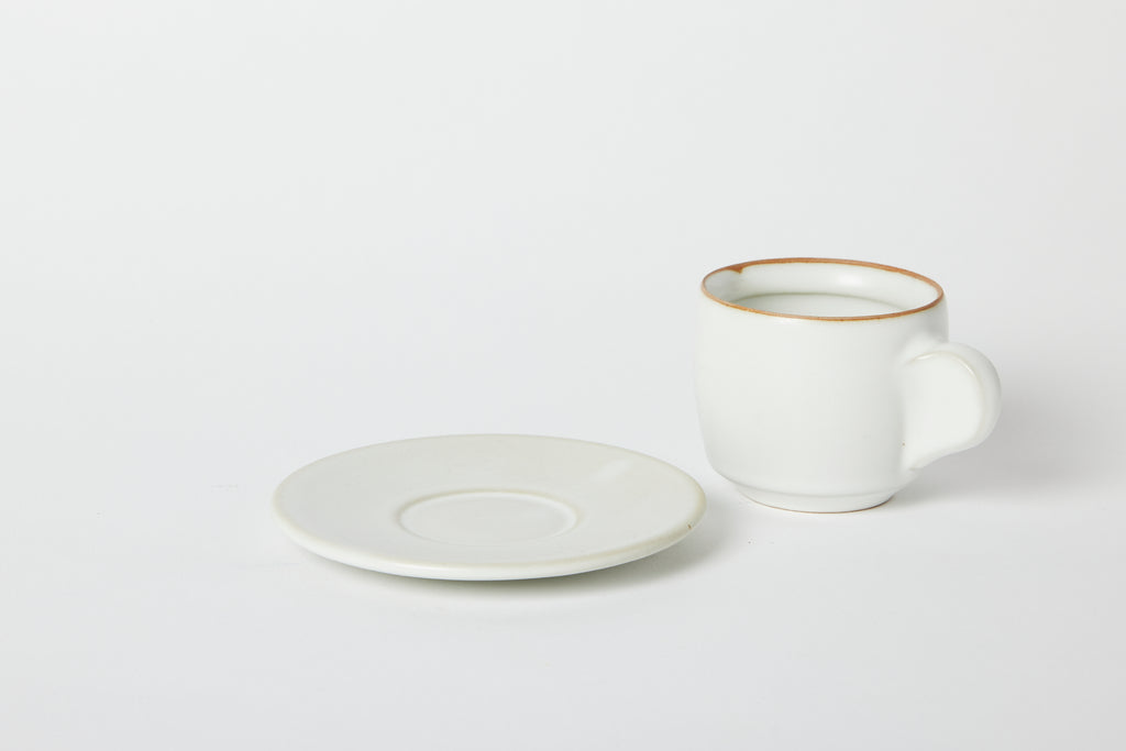 Espresso Cup & Saucer Straw
