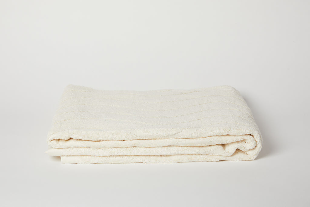 Organic Cotton Bath Sheet in Ivory
