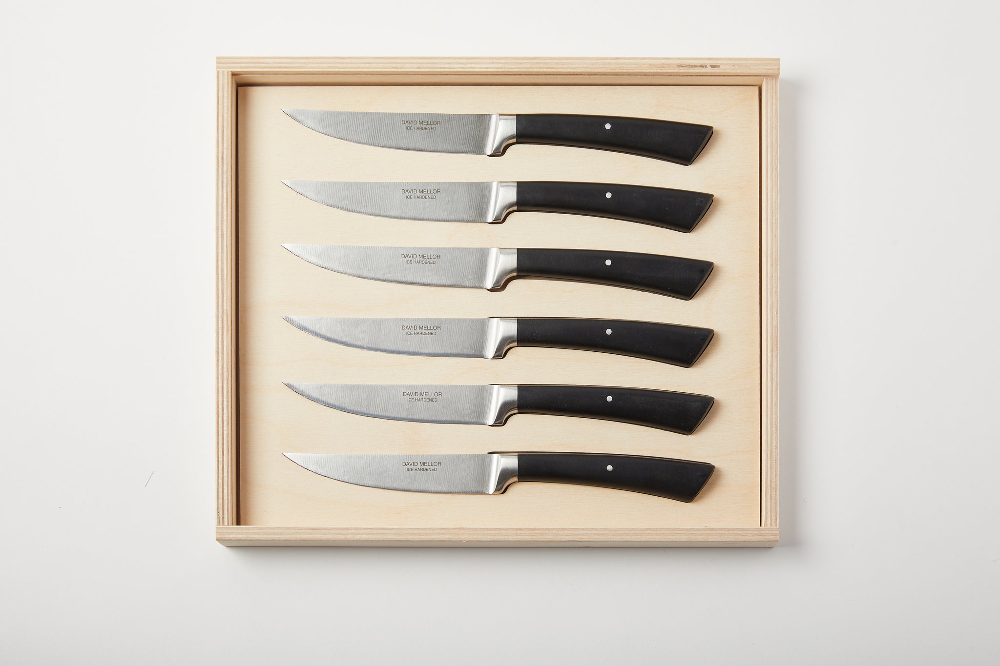 Black Handle 6 Pc. Steak Knife Set – The Primary Essentials
