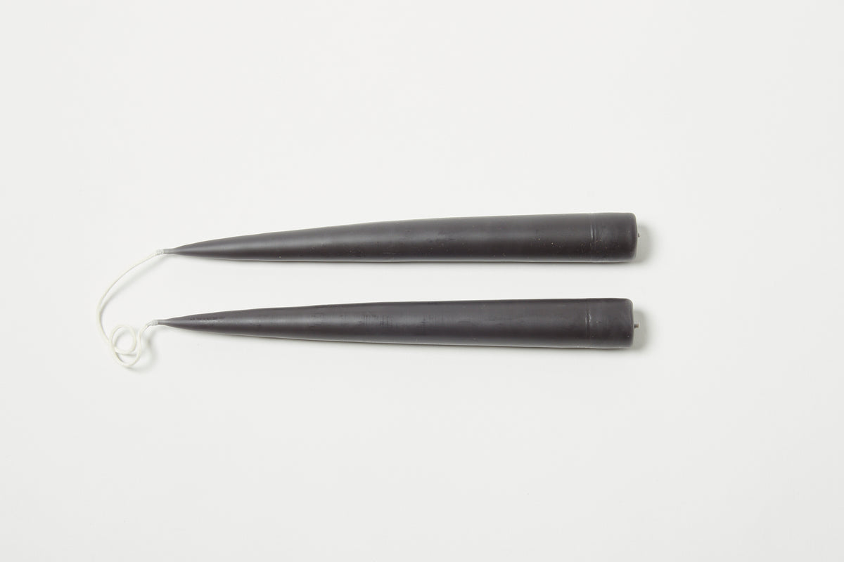 Black 9" Taper Candle