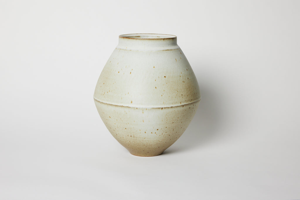 Mini-Moon Vase 9-10" Grey Blue