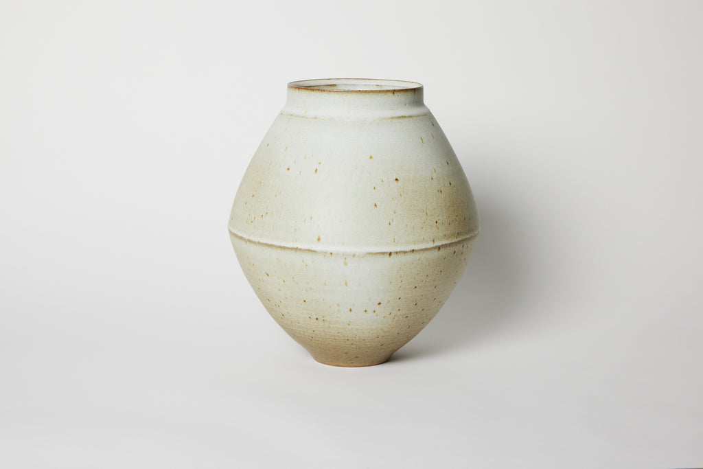 Mini-Moon Vase 9-10" Grey Blue