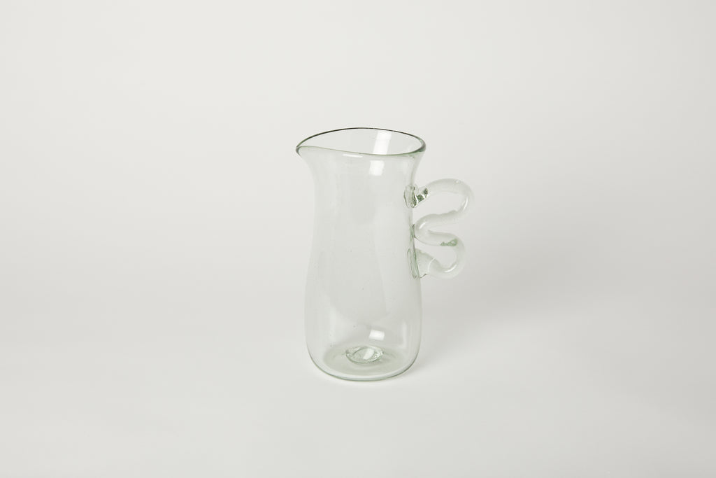Glass Pitcher with Double Handle