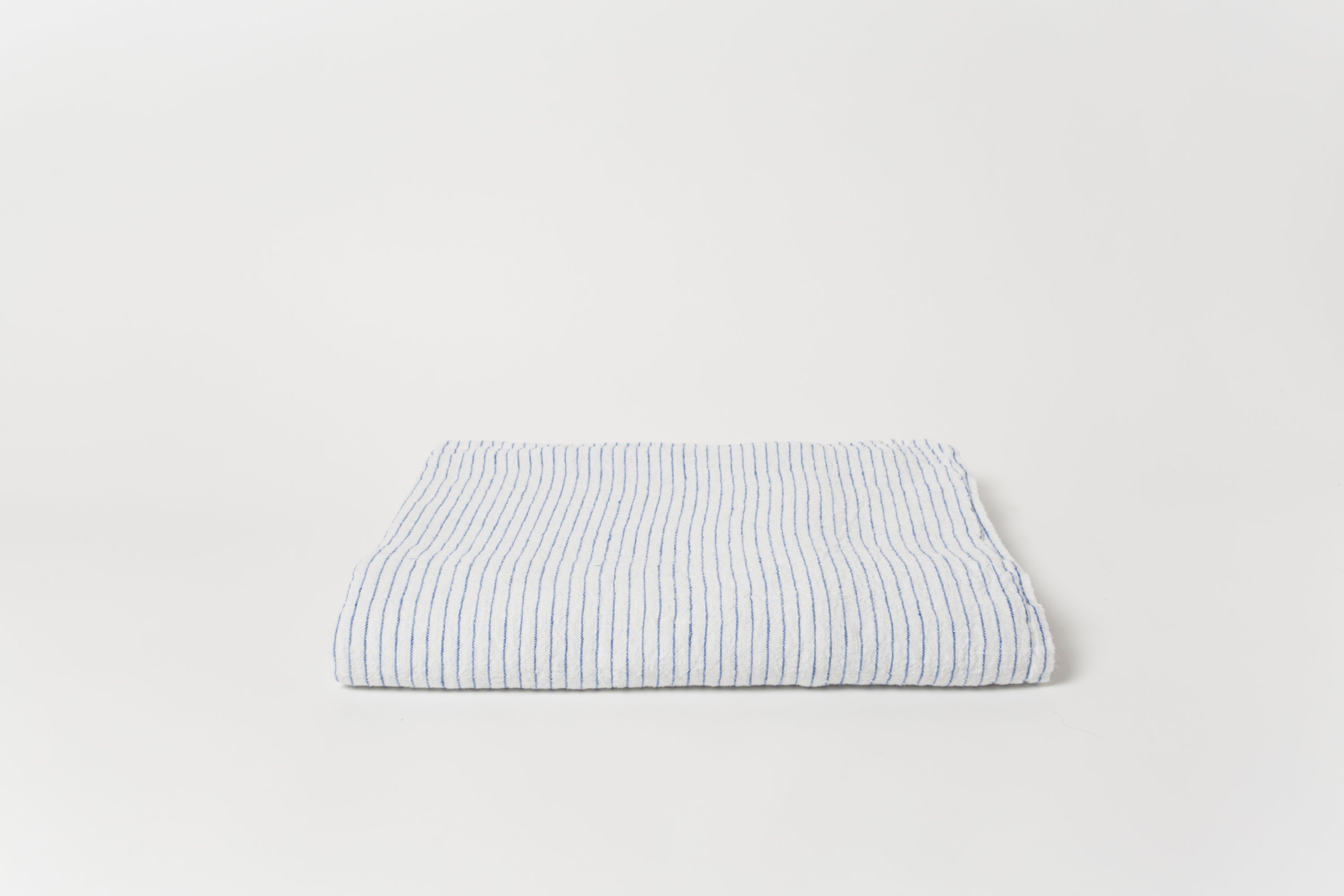 Atlantic Blue Stripe 63 x 118 Tablecloth