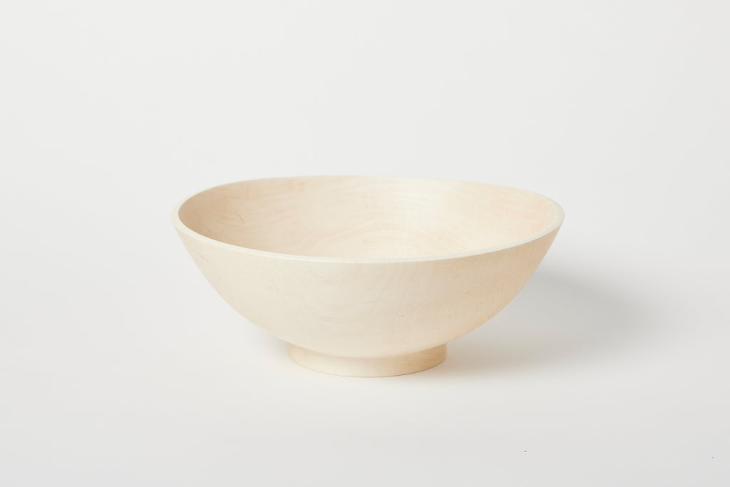 Maple Simple Bowl Small Nautral Finish